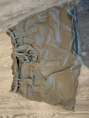 American Eagle Outfitters Beige Paperbag Waist Skirt